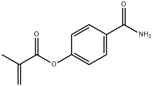 2-Methylpropenoic acid 4-(aminocarbonyl)phenyl ester