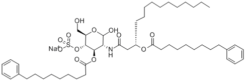 2-脱氧-3-O-(9-苯基壬酰基)-2-[3(S)-(9-苯基壬酰氧基)十四烷酰胺基]-4-O-磺基-D-吡喃葡萄糖