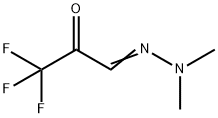 Propanal,  3,3,3-trifluoro-2-oxo-,  1-(dimethylhydrazone)  (9CI)
