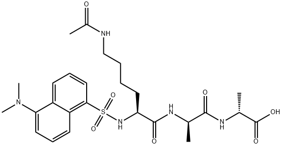 epsilon-N-acetyl-alpha(N)-dansyl-lysyl-alanyl-alanine