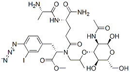 N-acetylmuramyl-alanyl-isoglutaminyl-(3'-iodo-4'-azidophenylalanine) methyl ester