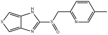1H-Thieno(3,4-d)imidazole, 2-(((5-methyl-2-pyridinyl)methyl)sulfinyl)-
