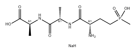 [(S)-4-[Methyl(hydroxy)phosphinyl]-2-aminobutanoyl]-L-Ala-L-Ala-OH/sodium,(1:x)