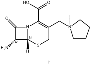 Pyrrolidinium, 1-[[(6R,7R)-7-amino-2-carboxy-8-oxo-5-thia-1-azabicyclo[4.2.0]oct-2-en-3-yl]methyl]-1-methyl-, iodide (1:1)