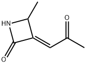 2-Azetidinone, 4-methyl-3-(2-oxopropylidene)-, (E)- (9CI)