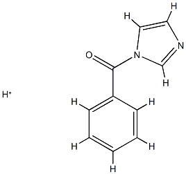 1H-Imidazole,  1-benzoyl-,  conjugate  monoacid  (9CI)