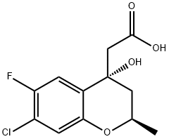 7-chloro-6-fluoro-4-hydroxy-2-methylchroman-4-acetic acid