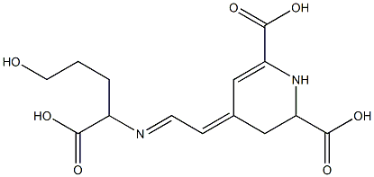 1,2,3,4-Tetrahydro-4-[2-[(1-carboxy-4-hydroxybutyl)imino]ethylidene]pyridine-2,6-dicarboxylic acid