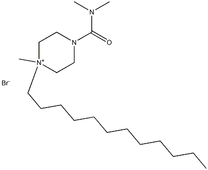 4-dodecyl-N,N,4-trimethyl-2,3,5,6-tetrahydropyrazine-1-carboxamide bro mide