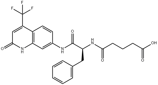 7-glutaryl-phenylalaninamide-4-trifluoromethyl-2-quinolinone