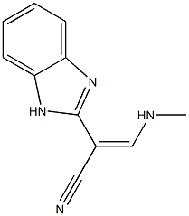 1H-Benzimidazole-2-acetonitrile,alpha-[(methylamino)methylene]-(9CI)