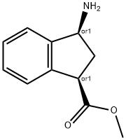 1H-Indene-1-carboxylicacid,3-amino-2,3-dihydro-,methylester,(1R,3S)-rel-