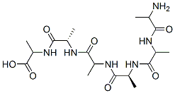 2-[[(2S)-2-[2-[[(2S)-2-[2-(2-aminopropanoylamino)propanoylamino]propanoyl]amino]propanoylamino]propanoyl]amino]propanoic acid