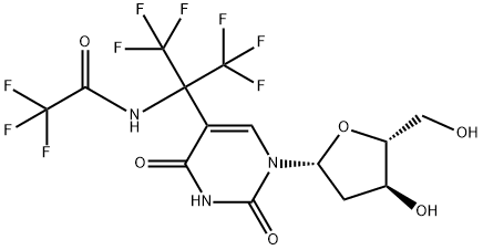 5-(2-trifluoroacetylaminohexafluoroprop-2-yl)-2'-deoxyuridine