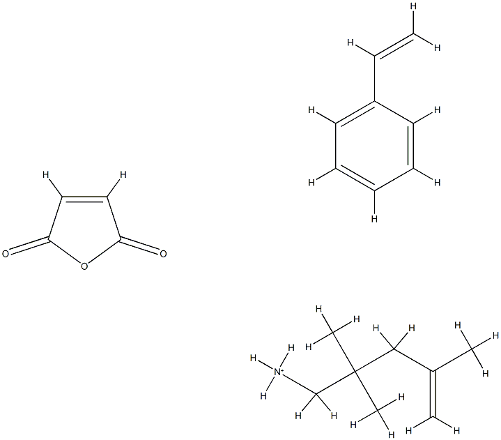 2,5-Furandione, polymer with ethenylbenzene and 2,4,4-trimethyl-1-pentene, ammonium salt