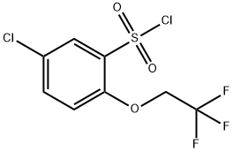 5-CHLORO-2-(2,2,2-TRIFLUOROETHOXY)BENZENE-1-SULFONYL CHLORIDE