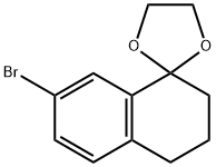 7-Bromo-1,2,3,4-tetrahydronaphthalene-1-spiro-2'-(1',3'-dioxacyclopentane)