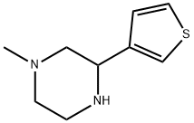 Piperazine, 1-methyl-3-(3-thienyl)- (9CI)