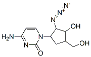 4-amino-1-(2-azido-3-hydroxy-4-(hydroxymethyl)cyclopentyl)-2(1H)-pyrimidinone