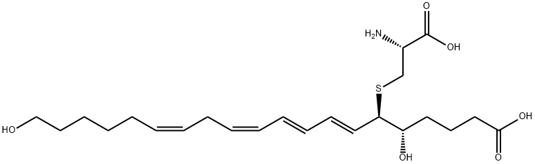 (5S,6R)-6-[(2R)-2-amino-2-carboxy-ethyl]sulfanyl-5,20-dihydroxy-icosa-7,9,11,14-tetraenoic acid