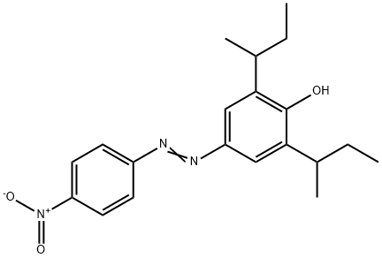 Phenol, 2,6-bis(1-methylpropyl)-4-(4-nitrophenyl)azo-