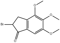 2-BROMO-2,3-DIHYDRO-4,5,6-TRIMETHOXY-1H-INDEN-1-ONE