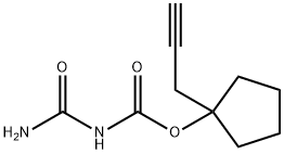 Cyclopentanol, 1-(2-propynyl)-, allophanate (6CI)