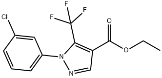 1-(3-氯苯基)-5-三氟甲基-1H-吡唑-3-甲酸乙酯