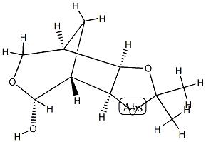 4,8-Methano-1,3-dioxolo[4,5-d]oxepin-5-ol,hexahydro-2,2-dimethyl-,[3aS-(3a-alpha-,4-bta-,5-alpha-,8-bta-,8a-alpha-)]-(9CI)