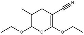 2H-Pyran-5-carbonitrile,2,6-diethoxy-3,4-dihydro-3-methyl-(9CI)