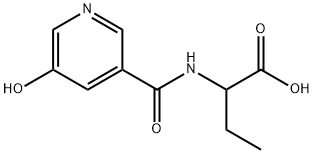 Butanoic  acid,  2-[[(5-hydroxy-3-pyridinyl)carbonyl]amino]-