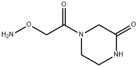 Piperazinone, 4-[(aminooxy)acetyl]- (9CI)