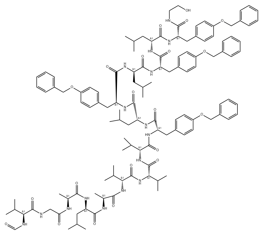 9,11,13,15-(O-benzyl)tyrosylgramicidin A