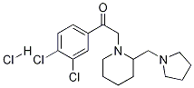 2-(3,4-二氯苯基)-1-(2-(吡咯烷-1-甲基)哌啶-1-基)乙酮盐酸盐