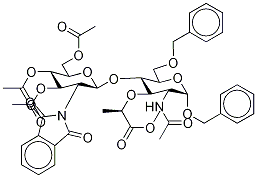N-Acetyl-1,6-bis-O-(phenylMethyl)-4-O-[3,4,6-tri-O-acetyl-2-deoxy-2-(1,3-dihydro-1,3-dioxo-2H-isoindol-2-yl)-β-D-gl
