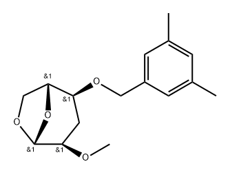 .beta.-D-ribo-Hexopyranose, 1,6-anhydro-3-deoxy-4-O-(3,5-dimethylphenyl)methyl-2-O-methyl-