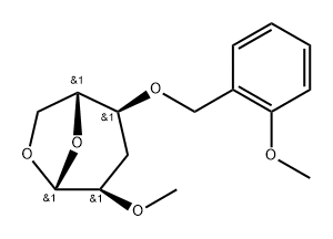 .beta.-D-ribo-Hexopyranose, 1,6-anhydro-3-deoxy-4-O-(2-methoxyphenyl)methyl-2-O-methyl-