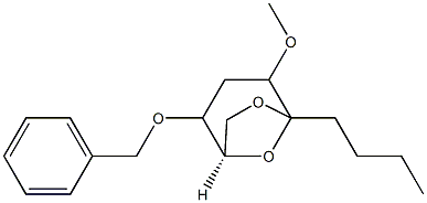 6,8-Dioxabicyclo3.2.1octane, 5-butyl-4-methoxy-2-(phenylmethoxy)-, 1R-(exo,exo)-