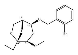 .beta.-D-ribo-3-Octulopyranose, 3,8-anhydro-6-O-(2-bromophenyl)methyl-1,2,5-trideoxy-4-O-methyl-