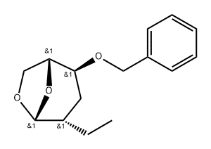 .beta.-D-arabino-Hexopyranose, 1,6-anhydro-2,3-dideoxy-2-ethyl-4-O-(phenylmethyl)-
