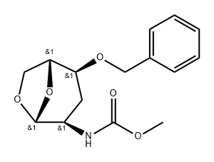 .beta.-D-ribo-Hexopyranose, 1,6-anhydro-2,3-dideoxy-2-(methoxycarbonyl)amino-4-O-(phenylmethyl)-