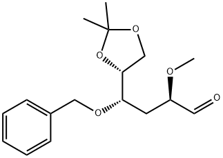 D-ribo-Hexose, 3-deoxy-2-O-methyl-5,6-O-(1-methylethylidene)-4-O-(phenylmethyl)-