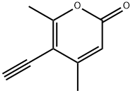 2H-Pyran-2-one, 5-ethynyl-4,6-dimethyl- (9CI)