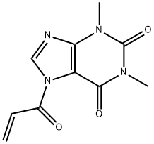 1H-Purine-2,6-dione,  1,3-dimethyl-7-(1-oxo-2-propenyl)-  (9CI)