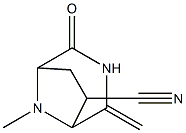 3,8-Diazabicyclo[3.2.1]octane-6-carbonitrile,8-methyl-4-methylene-2-oxo-,endo-(9CI)