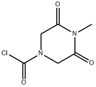 1-Piperazinecarbonylchloride,4-methyl-3,5-dioxo-(9CI)
