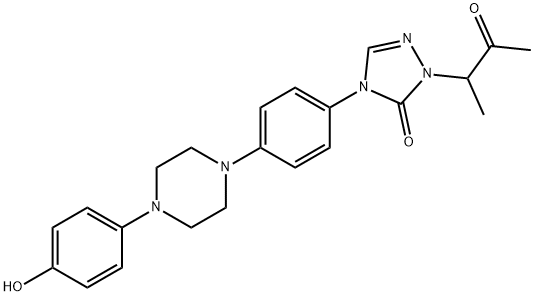 2-[2-(3-OXOBUTYL)]-4-{4-[4-(4-HYDROXYPHENYL)-PIPERAZIN-1-YL]-PHENYL}-2,4-DIHYDRO-[1,2,4-TRIAZOL-3-ONE
