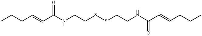 bis(2-(2-hexenoylamino)ethyl) disulfide