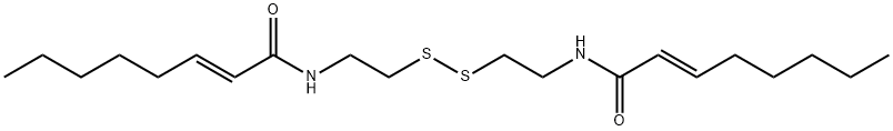 N,N'-[Dithiobis(ethane-2,1-diyl)]bis[(E)-2-octenamide]
