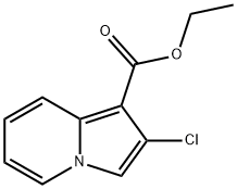 1-Indolizinecarboxylic acid, 2-chloro-, ethyl ester